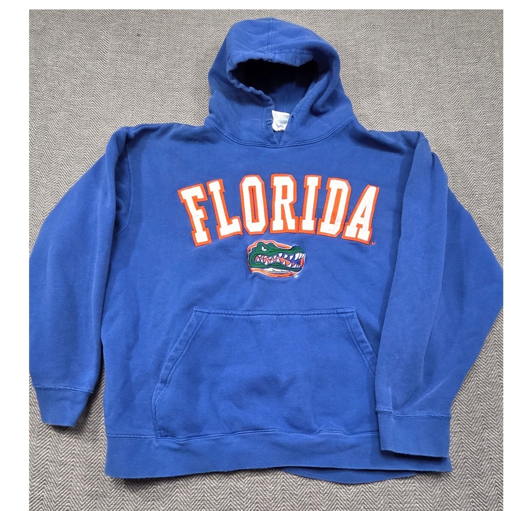 Steve & Barry's Royal Blue Florida Gators Hoodie with Orange and White Lettering
